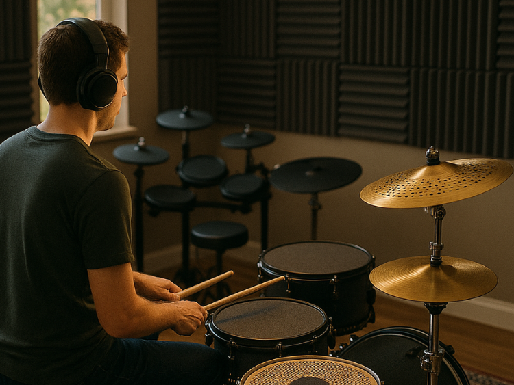 How to Reduce Noise When Practicing Drums at Home
